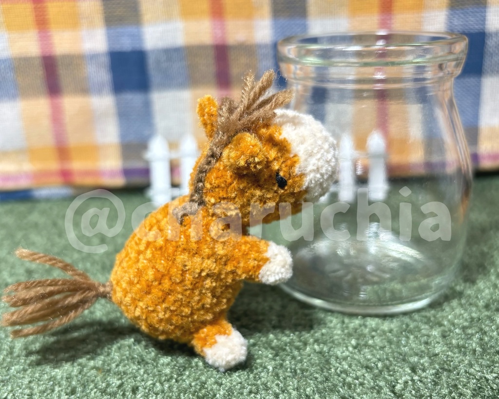 やさしいお顔のお馬さん ミニ