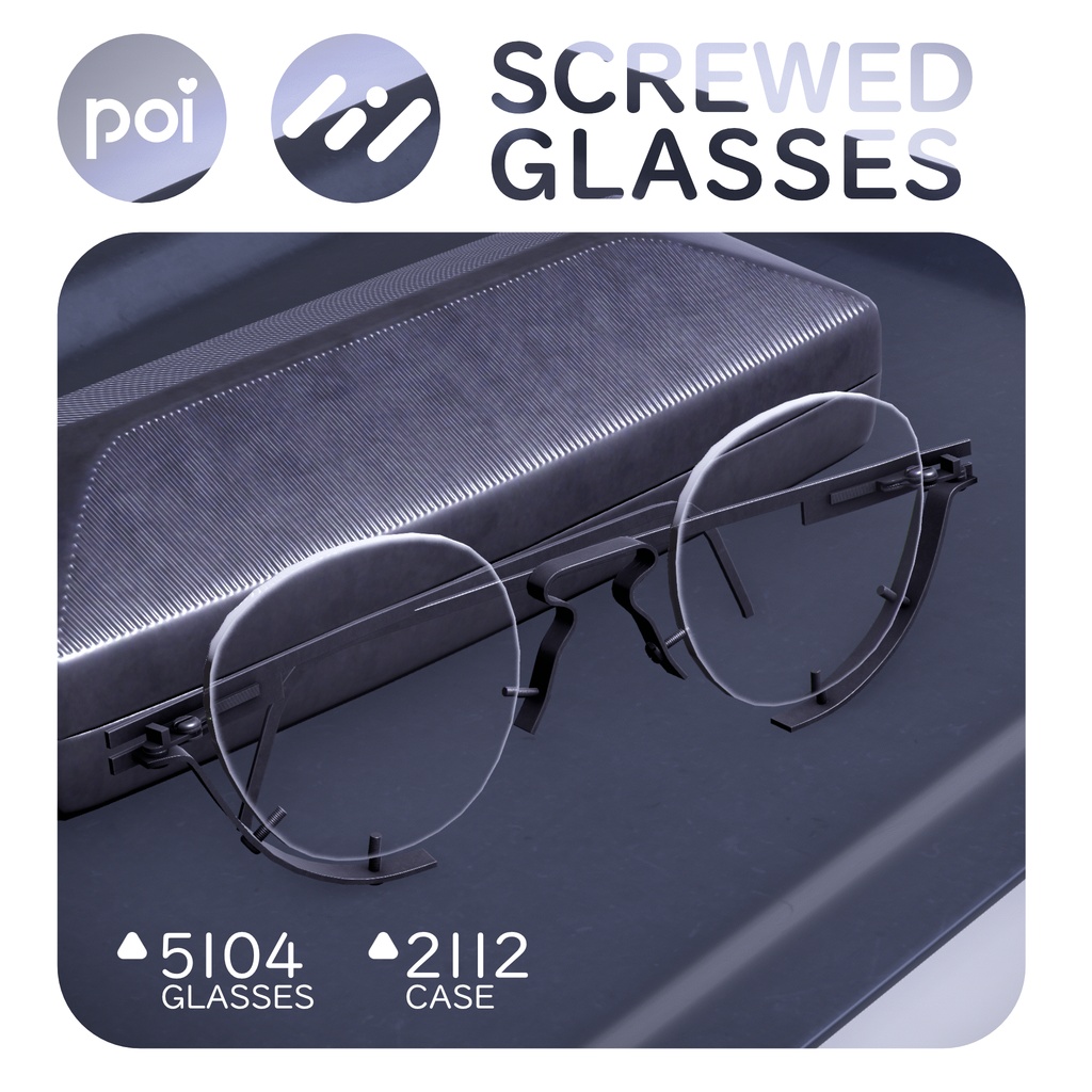 Screwed Glasses / ねじ込み式の眼鏡