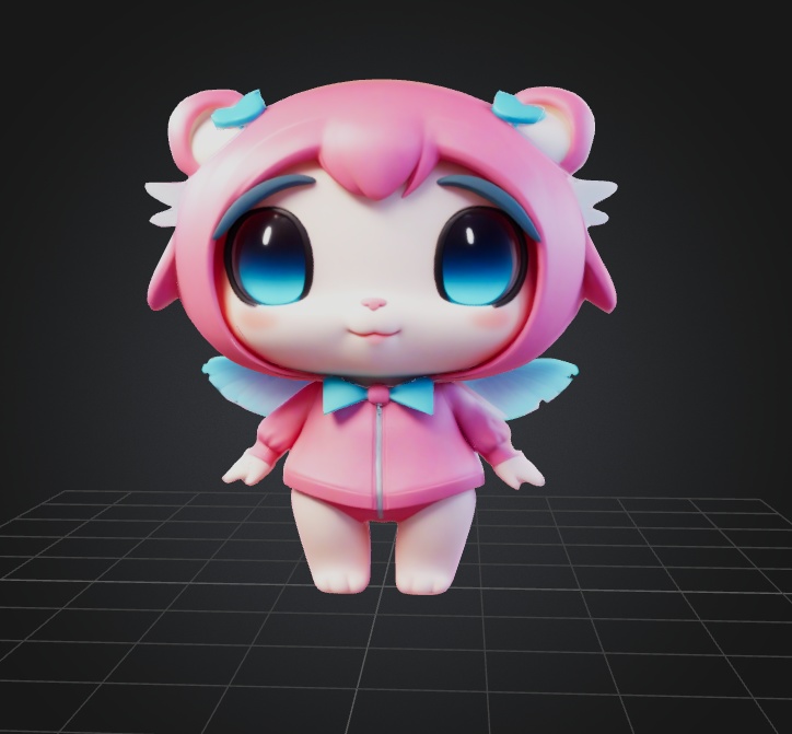 ちびパフに最適なファンタジーキャラクター：小さな翼を持つ愛らしいかわいいアバター