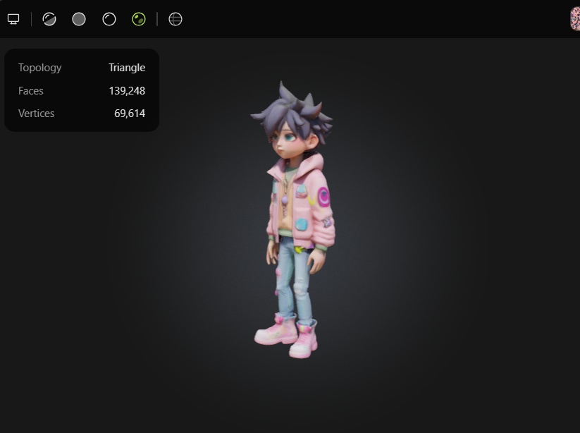 Spirit Blade Miko – 3D Characters 3D Model VRChat