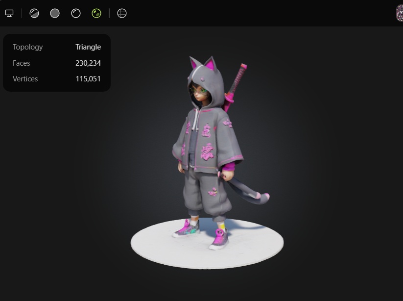 天狗ビートハッカー – 3Dキャラクター 3Dモデル VRChat 3D Characters