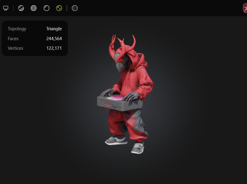 電動巫女バイブ – 3Dキャラクター 3Dモデル VRChat 3D Characters