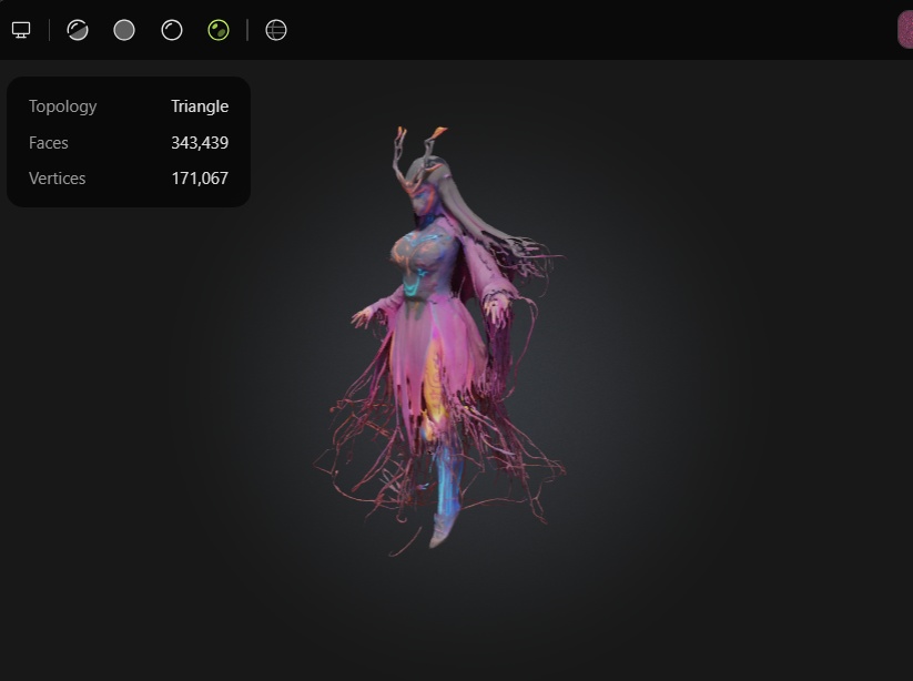  Vapor Kimono Rider – 3Dキャラクター 3Dモデル VRChat 3D Characters