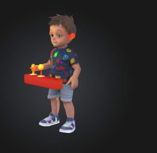 アーケードドリフター – 3Dキャラクター 3Dモデル VRChat 3D Characters