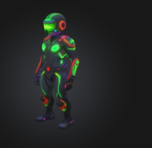 アーケードアイドル – 3Dキャラクター 3Dモデル VRChat 3D Characters