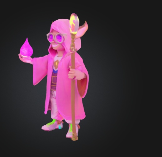 アーケードミコ – 3Dキャラクター 3Dモデル VRChat 3D Characters