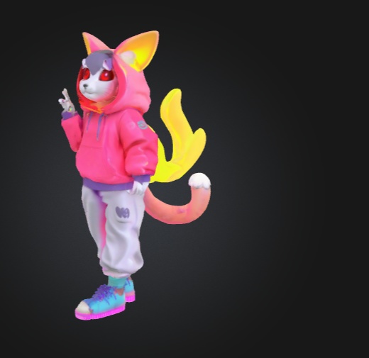 アーケード忍者 – 3Dキャラクター 3Dモデル VRChat 3D Characters
