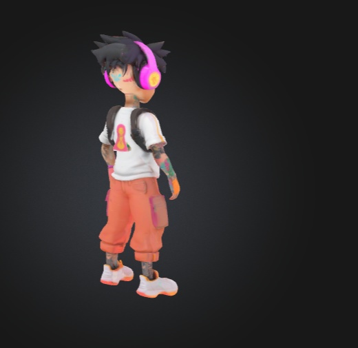 アーケードパフォーマー – 3Dキャラクター 3Dモデル VRChat 3D Characters