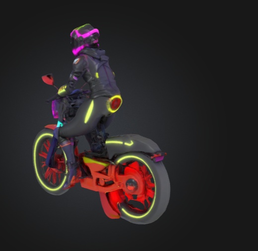 アーケードローニン – 3Dキャラクター 3Dモデル VRChat 3D Characters