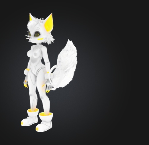 バイナリ着物ウォーカー – 3Dキャラクター 3Dモデル VRChat 3D Characters