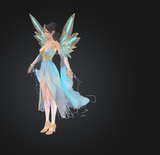 天界の刃の女王 – 3Dキャラクター 3Dモデル VRChat 3D Characters