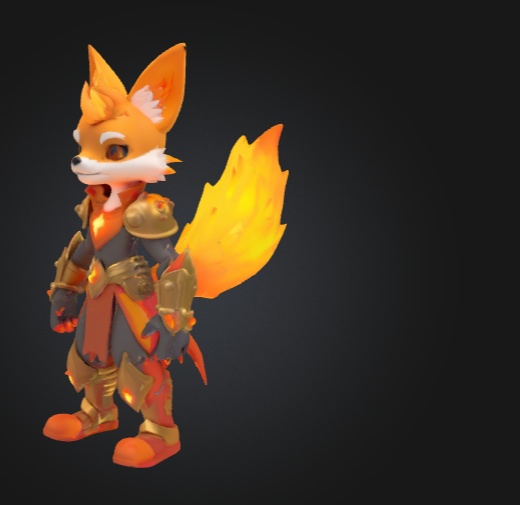  Ember Ronin Vision – 3Dキャラクター 3Dモデル VRChat 3D Characters