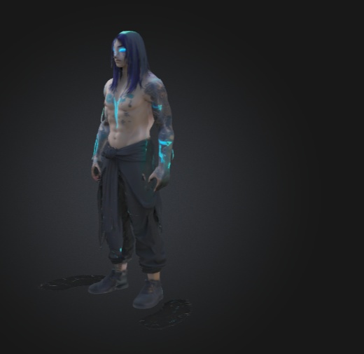 グリッチフォックスファントム – 3Dキャラクター 3Dモデル VRChat 3D Characters