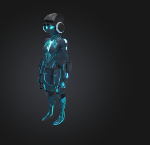 グリッチ鬼守護者 – 3Dキャラクター 3Dモデル VRChat 3D Characters