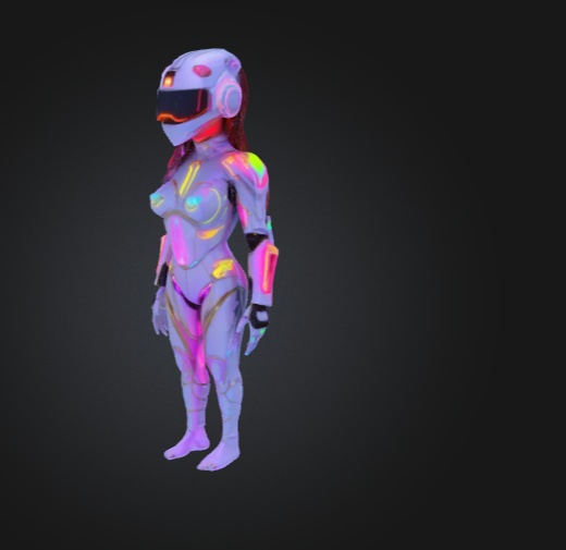 ミスティックメカダンサー – 3Dキャラクター 3Dモデル VRChat 3D Characters