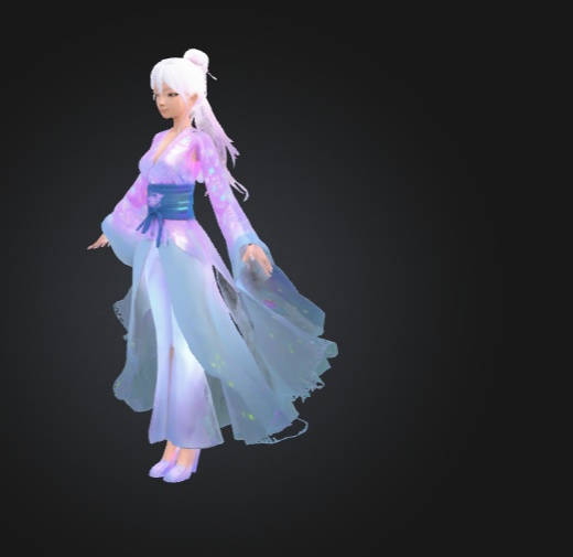  Holo Ronin Dream – 3Dキャラクター 3Dモデル VRChat 3D Characters