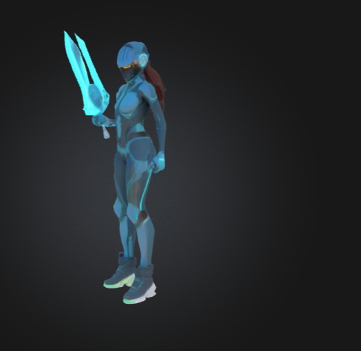 プリズムサイバーガーディアン – 3Dキャラクター 3Dモデル VRChat 3D Characters