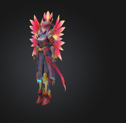 プリズムローニンミューズ – 3Dキャラクター 3Dモデル VRChat 3D Characters