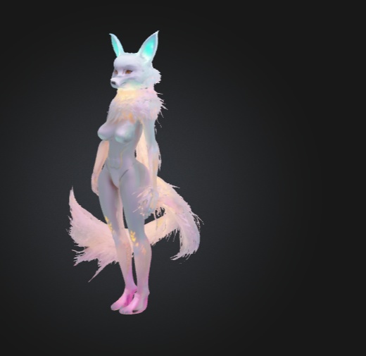 プリズムネコノヴァ – 3Dキャラクター 3Dモデル VRChat 3D Characters