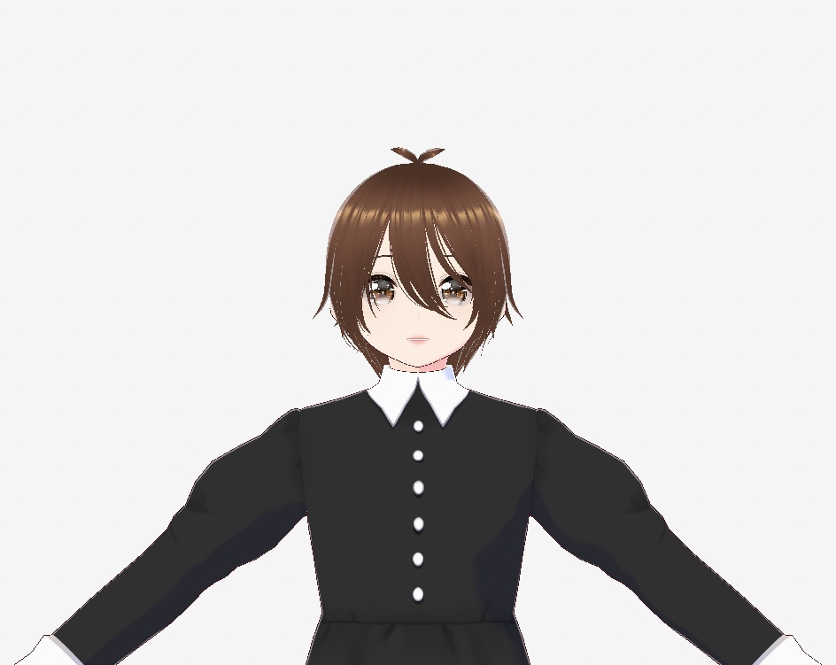 KUROHIME 黒姫 | VRChat対応VRMアバター | エレガントゴシックガール | VRoid制作 VTUBER