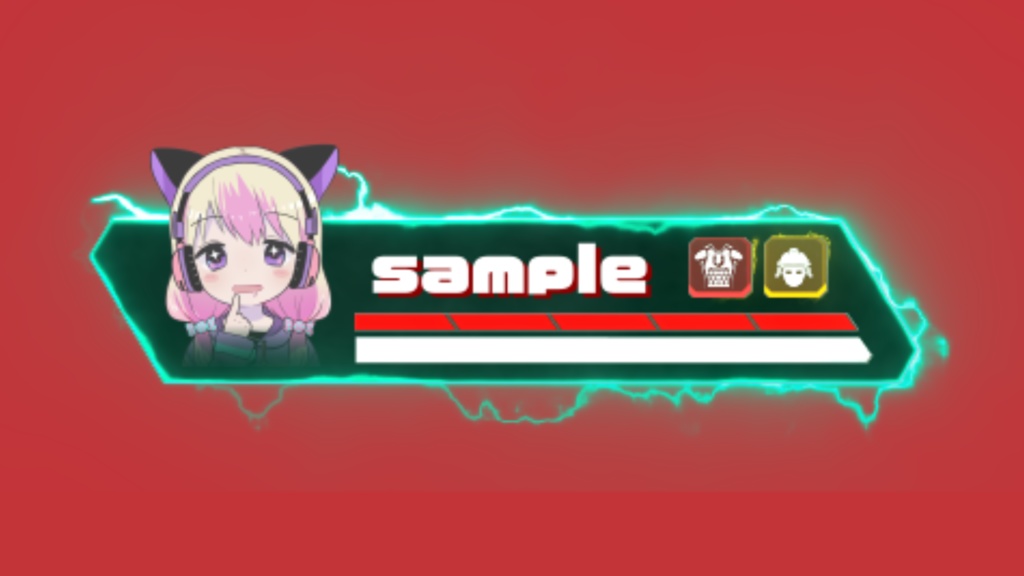 APEX用バナーオーバーレイ『plasma 2』5色セット