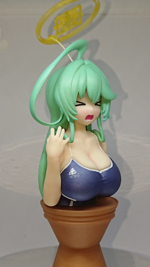 ブルアカ ユメ先輩 うごあつ胸像ガレージキット