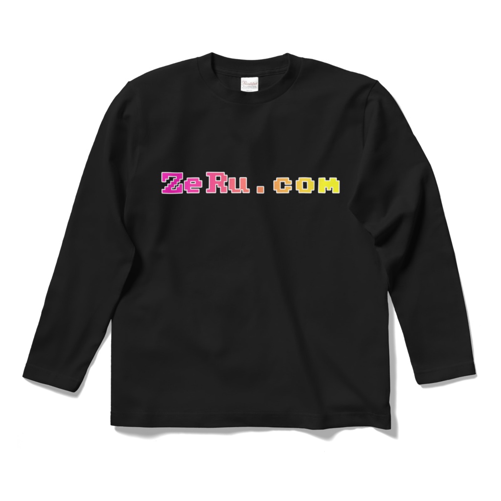 ZeRu.com ロングスリーブTシャツ(白縁)