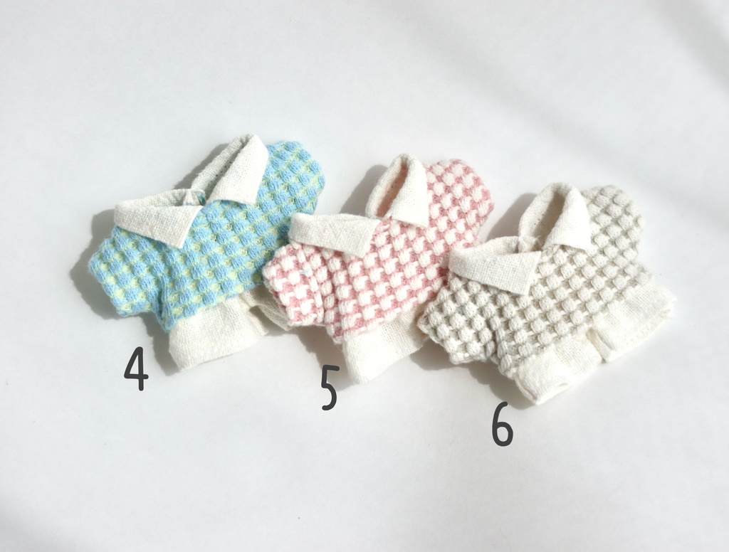 バイカラーワッフルニット