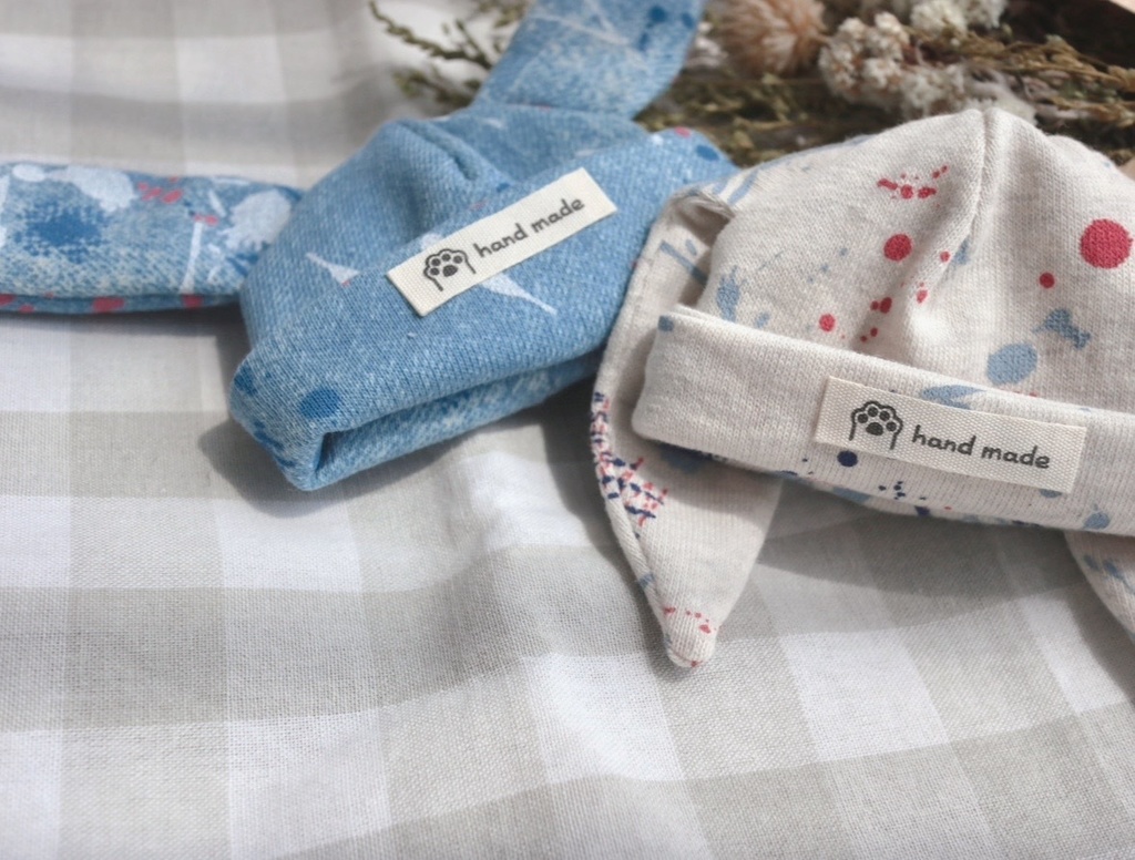 ペイントうさ耳ニット帽