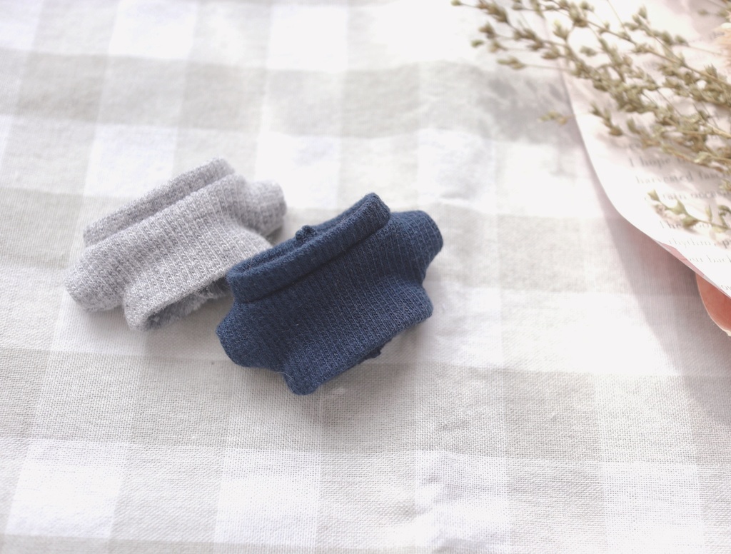 8cm用ハイネックニット各種