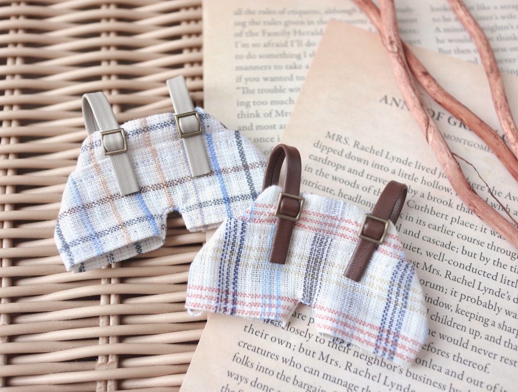 麻のサロペット