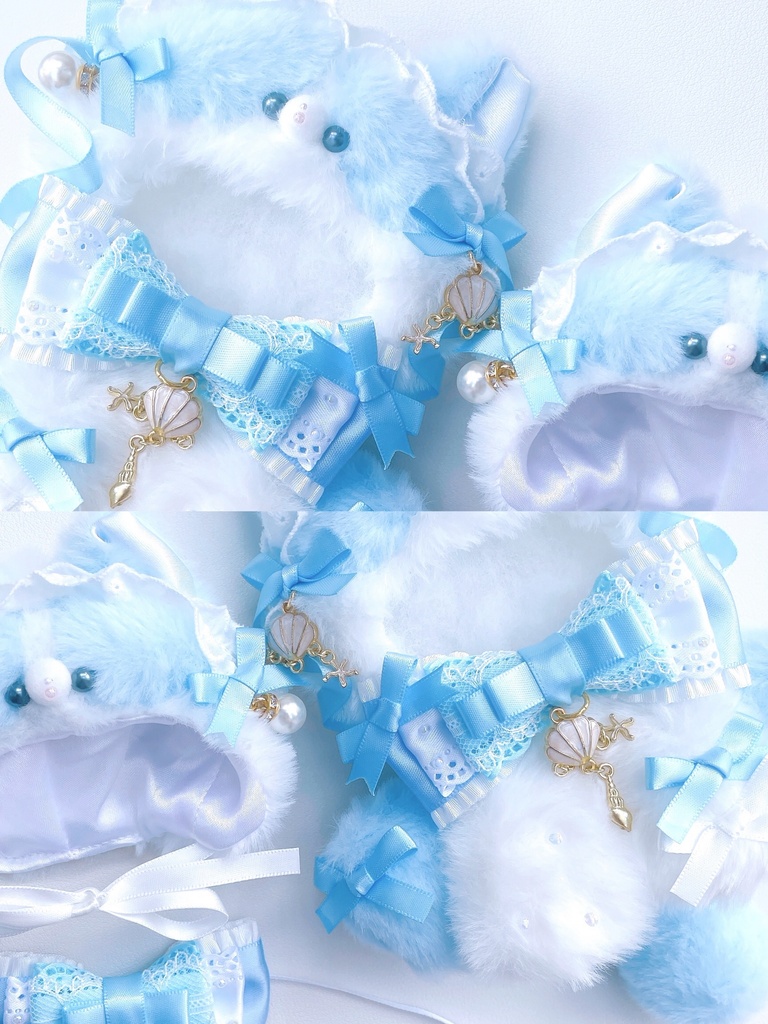 【10-12cm】Summer🌺ハチワレねこセット