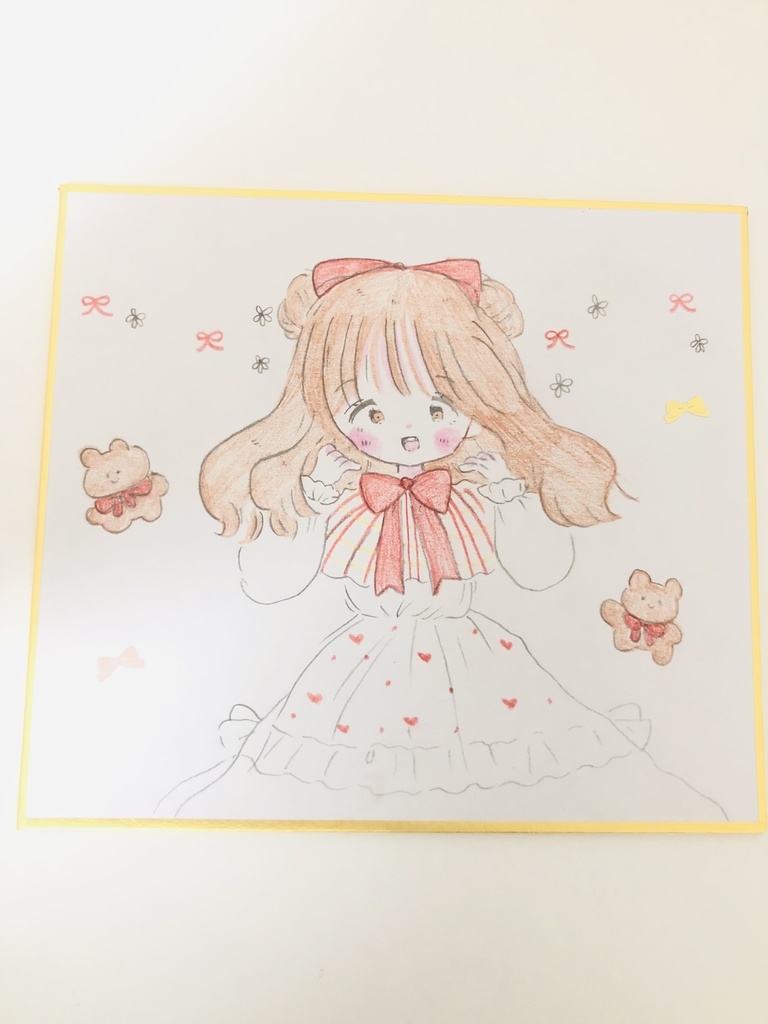 色紙原画イラスト かわいい屋さんまるぴ店 Booth