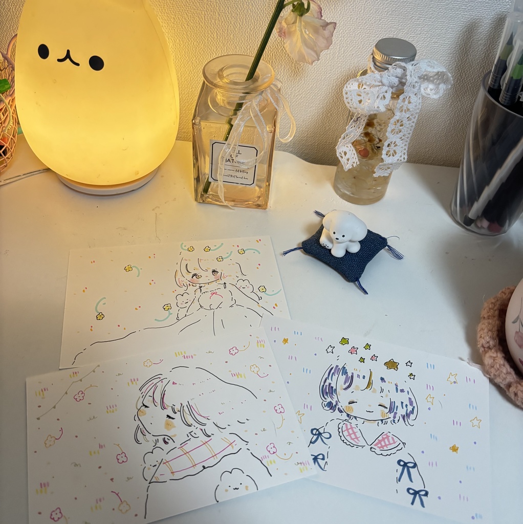 かわいいイラスト原画！セット販売