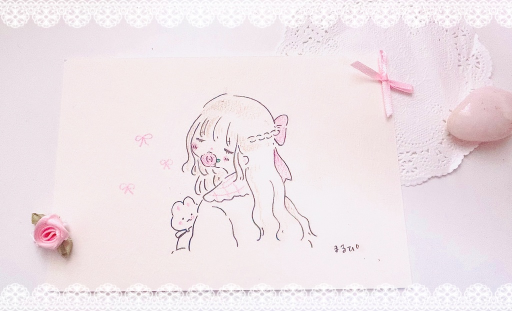 イラスト原画 ふんわり