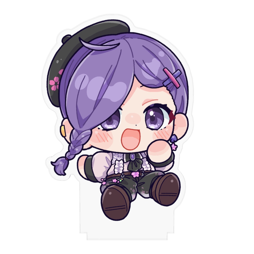 白桜そよお座りアクリルフィギュア