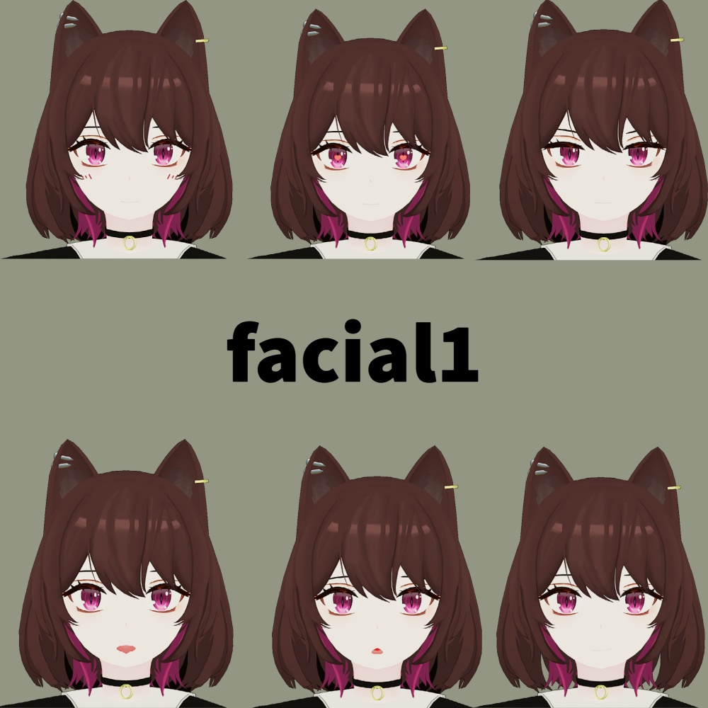 【オリジナル3Dモデル】美月-Mitsuki【VRChat向け】ver.1.0