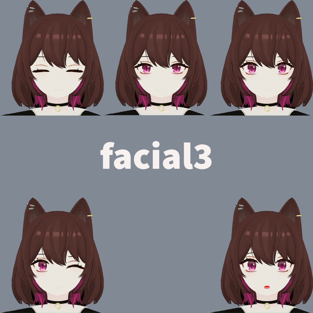 【オリジナル3Dモデル】美月-Mitsuki【VRChat向け】ver.1.0