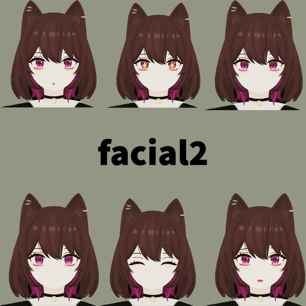 【オリジナル3Dモデル】美月-Mitsuki【VRChat向け】ver.1.0