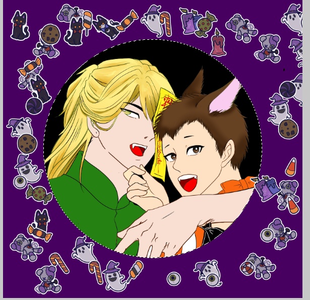 藤ヤマハロウィン眼鏡拭き