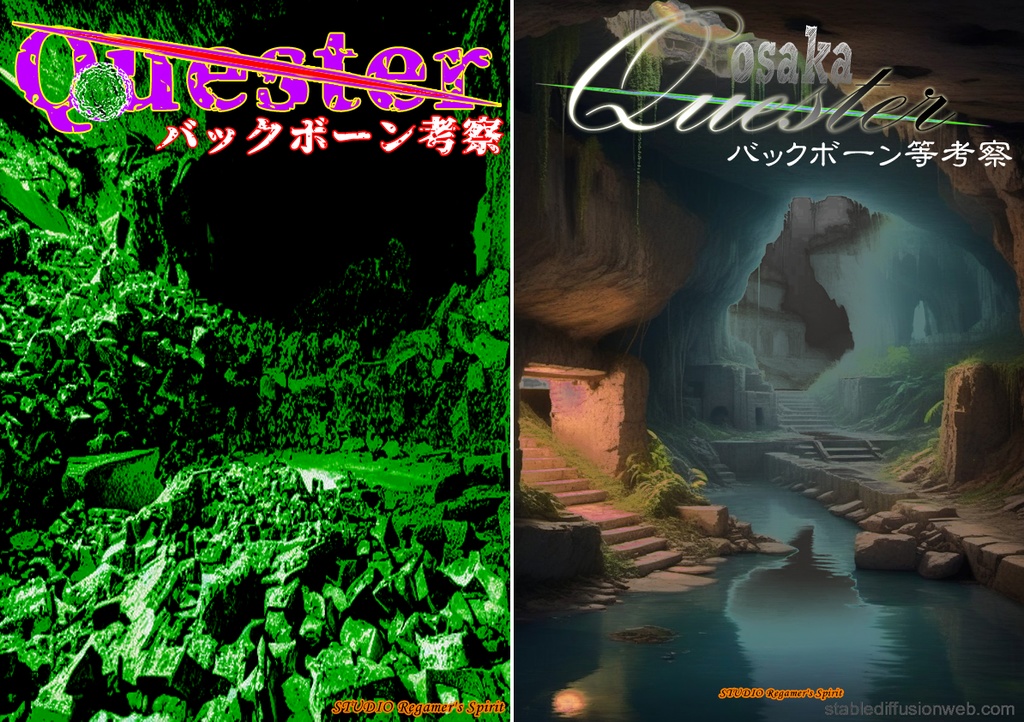 【同人PDF電子書籍】【Quester バックボーン考察＋アイテムスキル逆引き一覧】 + 【同人PDF電子書籍 QuesterOSAKA バックボーン等考察＋装備品一覧＋装備品スキル逆引き一覧】