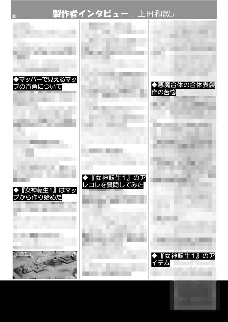 【同人誌冊子2冊】 ◆古の稀人伝を振り返る 女神転生 ~三十年誌~ B5サイズ118頁 レトロゲーム考察系同人誌【同人誌冊子2冊】