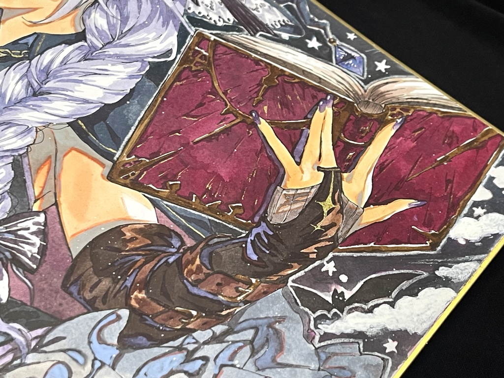 紫魔女さん色紙