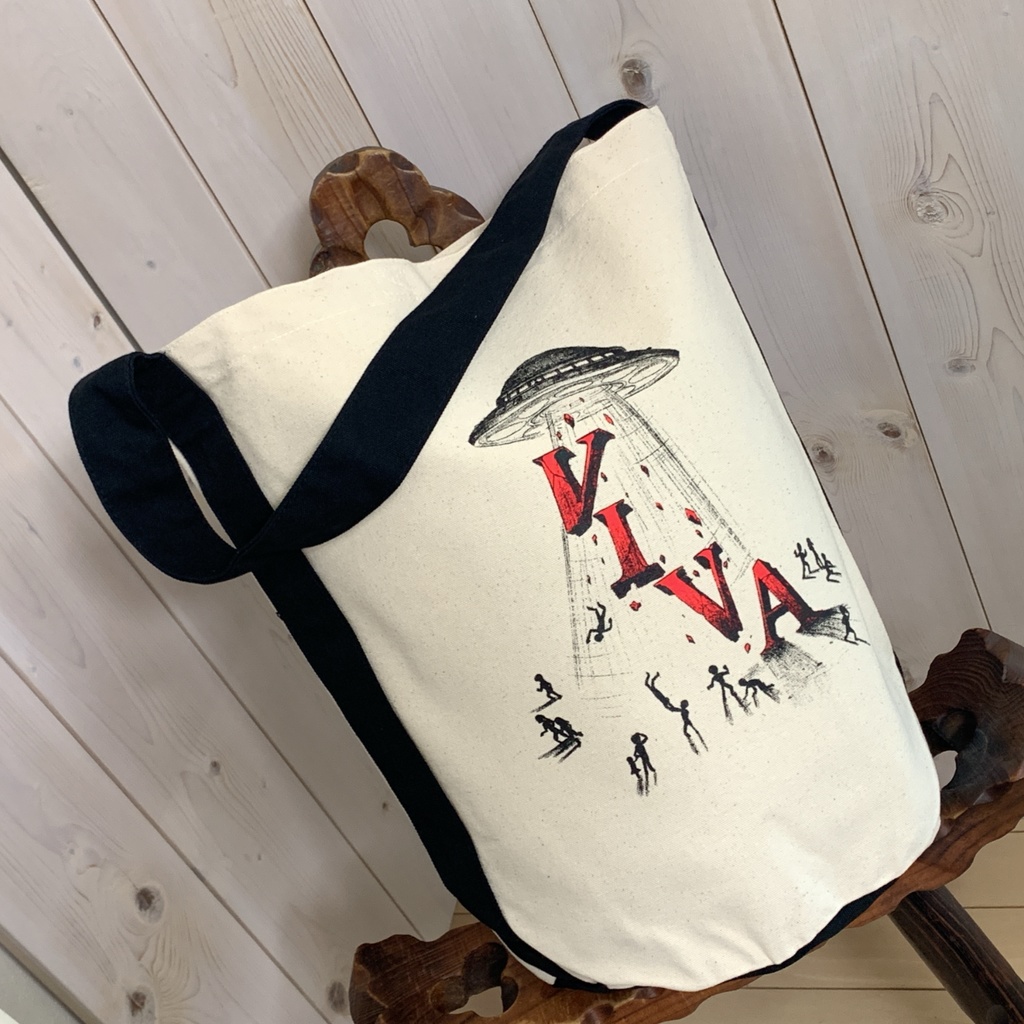 VIVA!UFO筒型トートバッグ