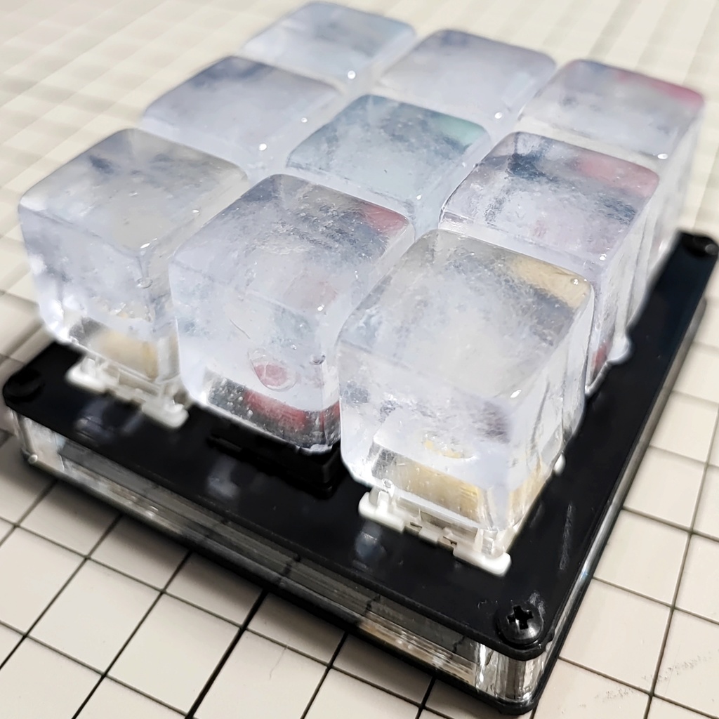 冷蔵庫の氷キーキャップ