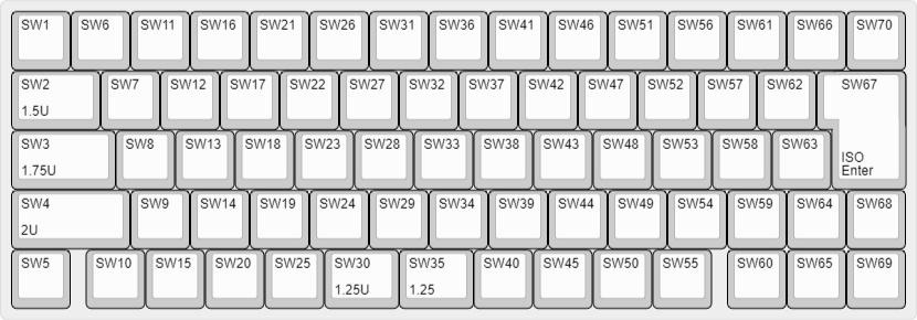 HappicoJGL (GL516ケース対応自作キーボードキット)