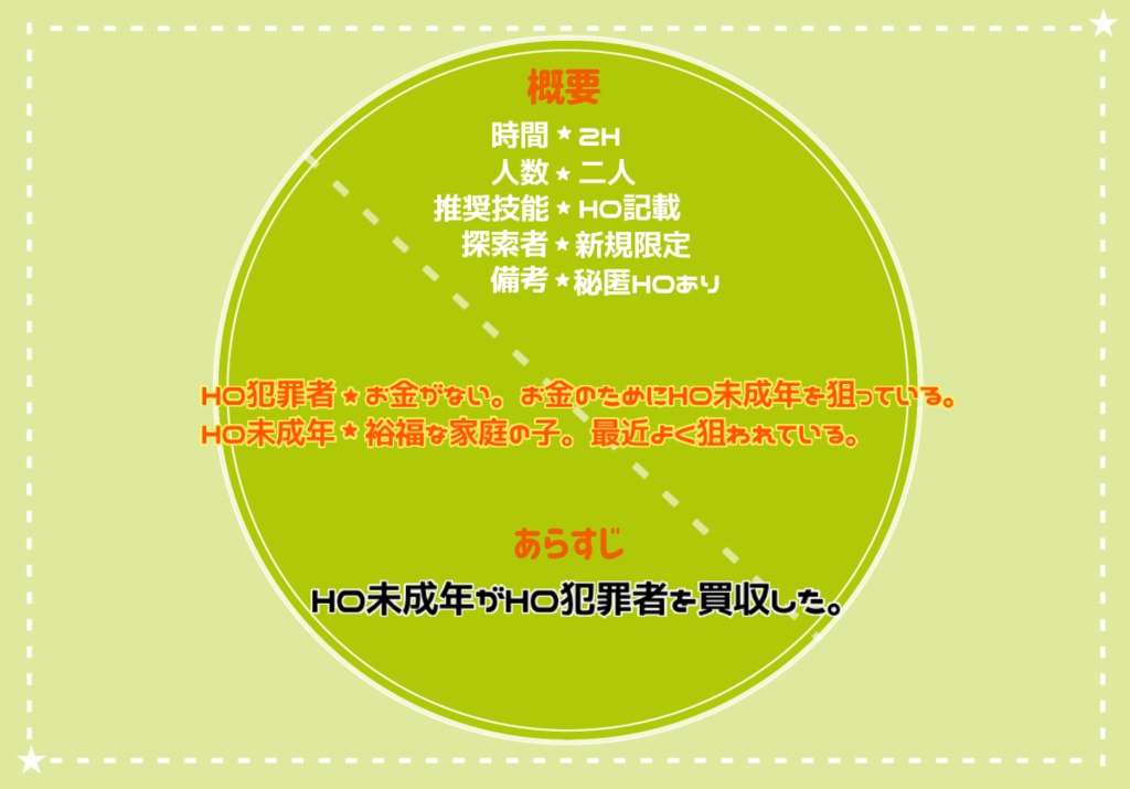 【CoCシナリオ】でこぼこAバディ【SPLL:E109785】