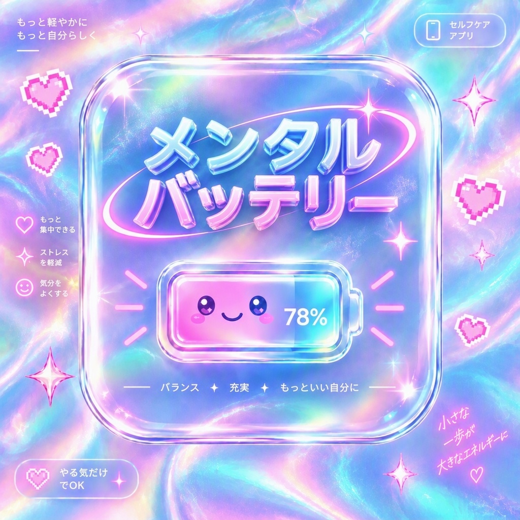 架空のiPhoneバッテリ残量(バッテリーウィジェット)ジェネレーター