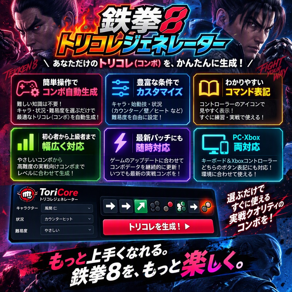 鉄拳8トリコレジェネレーター