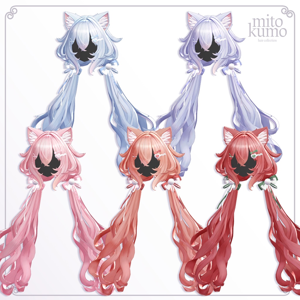 🔴On Sale🦝【VRC Hair】 ◈Kururu Hair◈